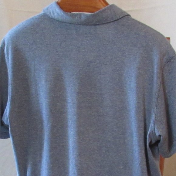 Columbia Gray Silver SS Performance Polo Size Large Cotton/Polyester Blend EUC - Picture 3 of 8